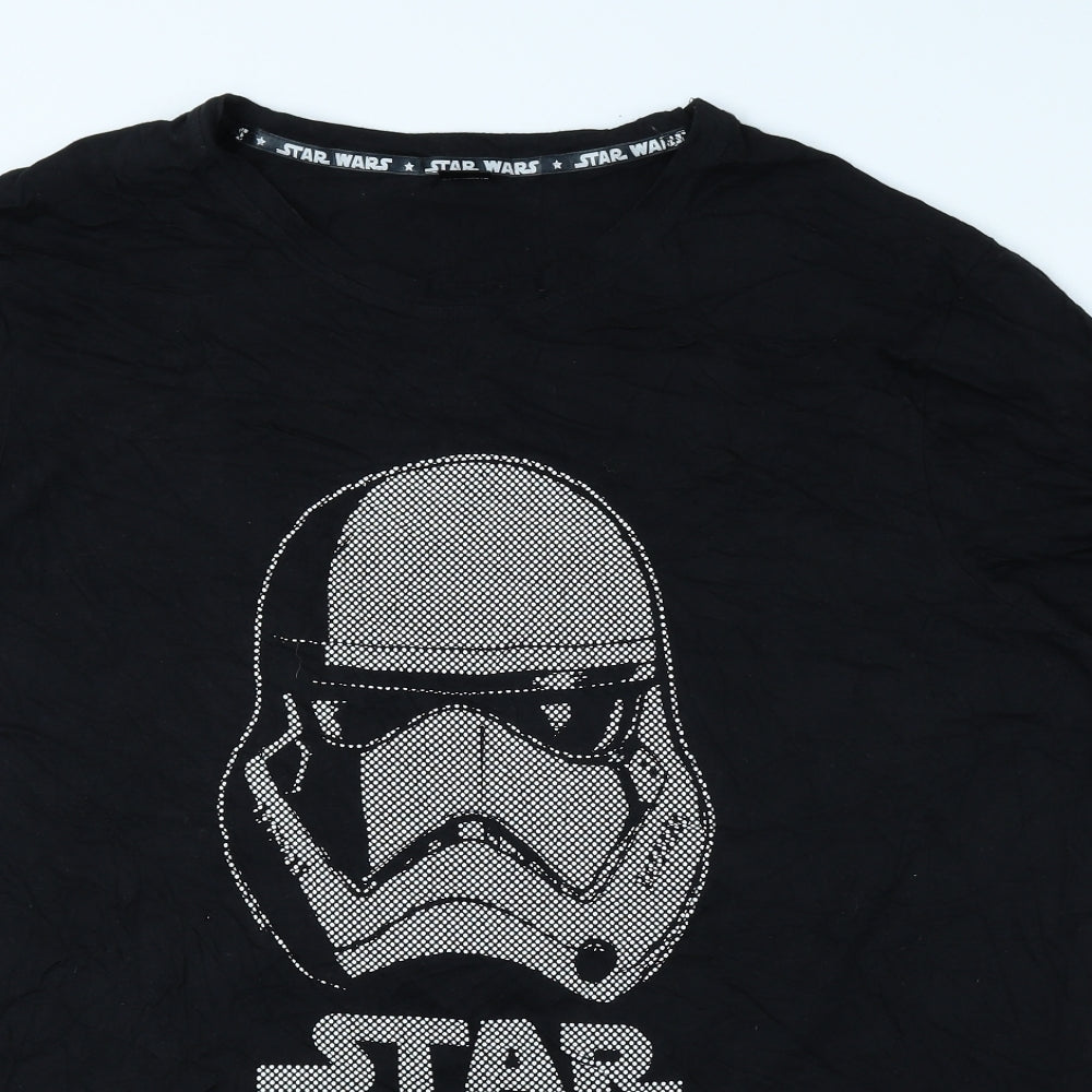 Star Wars Mens Blue Cotton T-Shirt Size 2XL Round Neck