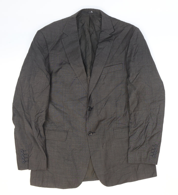 Marks and Spencer Mens Brown Wool Jacket Suit Jacket Size 40