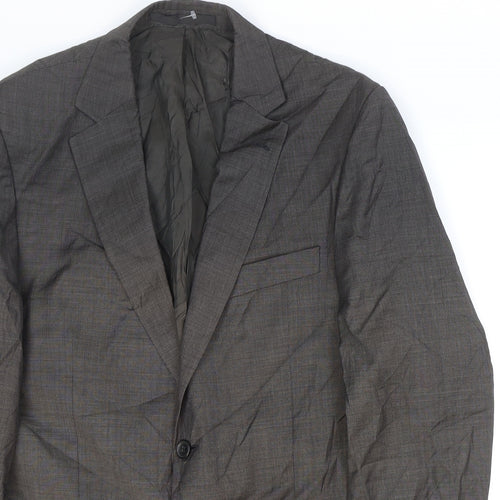 Marks and Spencer Mens Brown Wool Jacket Suit Jacket Size 40