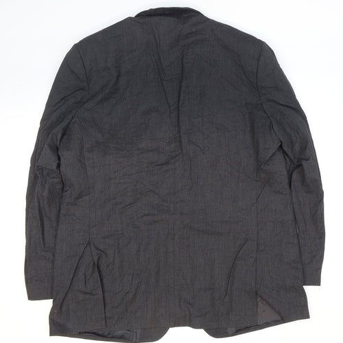 Marks and Spencer Mens Grey Wool Jacket Suit Jacket Size 46