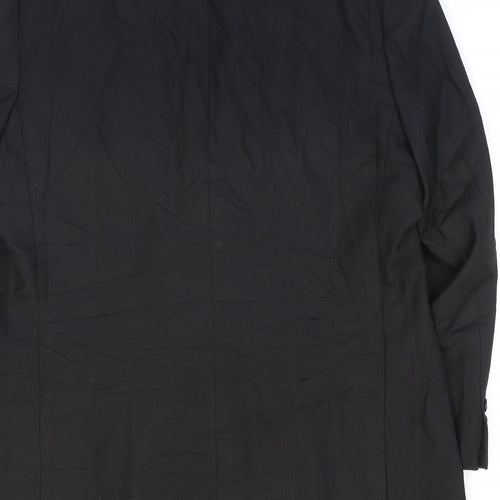 Hugo James Mens Black Polyester Jacket Suit Jacket Size 40