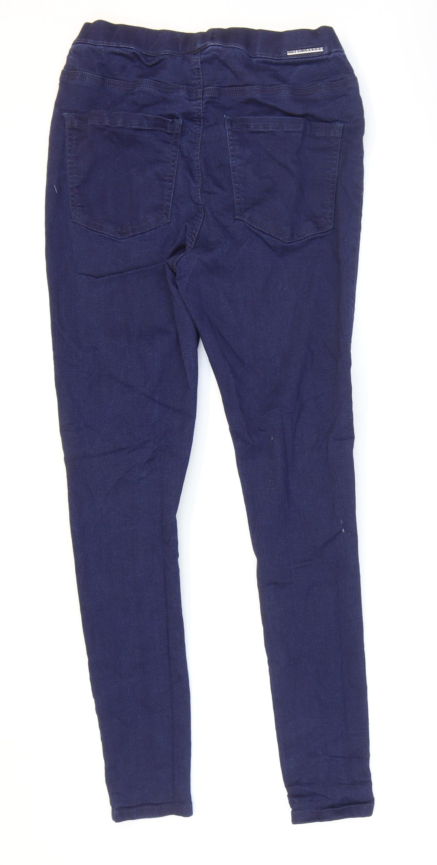 Lipsy Womens Blue Cotton Jegging Jeans Size 10 L28 in Regular