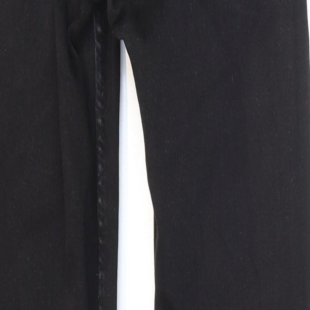Zara Womens Black Cotton Skinny Jeans Size 4 L28 in Regular Zip