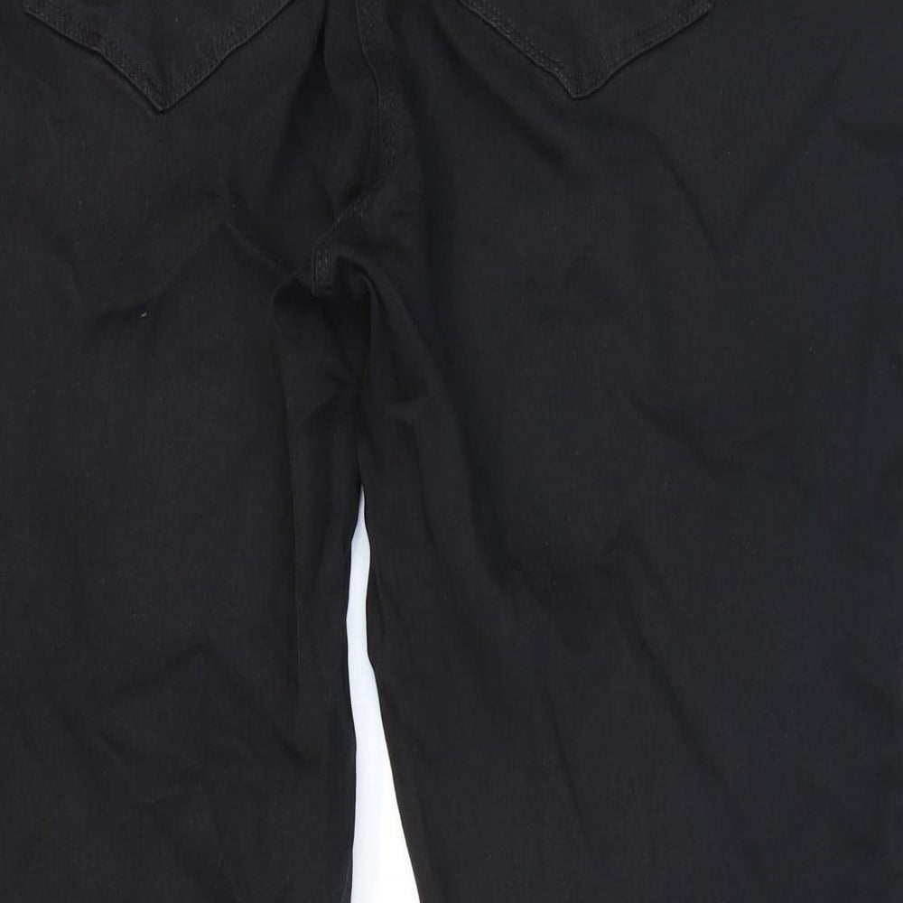 NEXT Womens Black Modal Jegging Jeans Size 22 L26 in Regular Zip