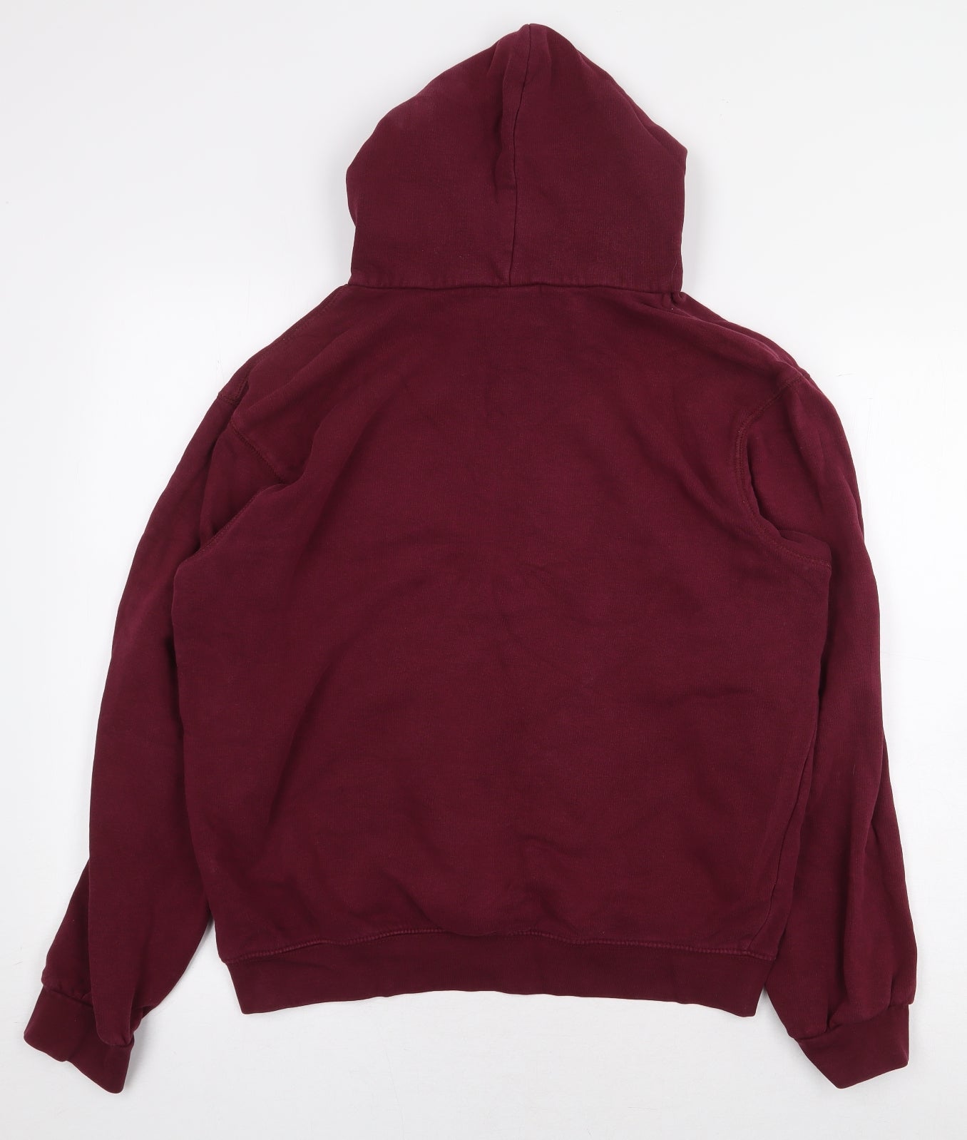 B&C Womens Red Cotton Pullover Hoodie Size S Pullover