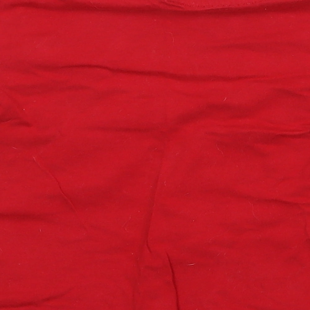 Primark Boys Red 100% Cotton Pullover T-Shirt Size 9-12 Months Round Neck Pullover - Mama's Boy