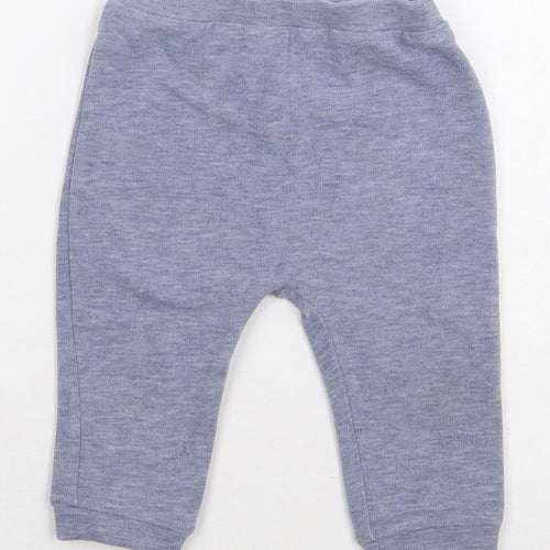 TU Boys Grey Polyester Jogger Trousers Size 6-9 Months