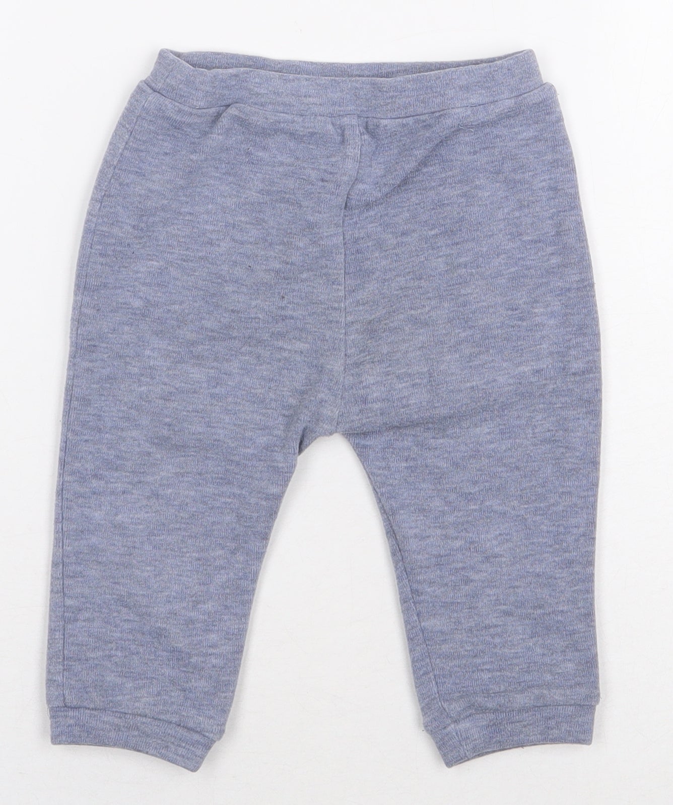 TU Boys Grey Polyester Jogger Trousers Size 6-9 Months