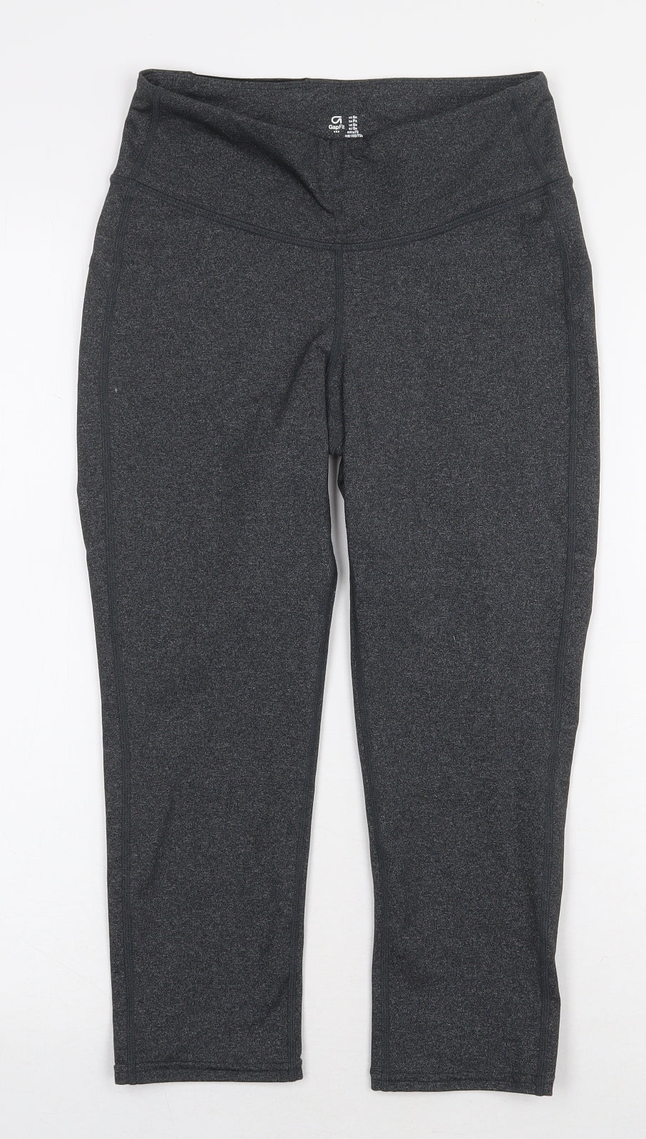 Gap Fit Womens Grey Polyester Sweatpants Leggings Size S L20 in Regular Pullover