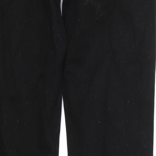H&M Womens Black Cotton Skinny Jeans Size 6 L30 in Regular Zip