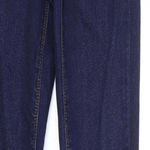 Waredenim Womens Blue Cotton Skinny Jeans Size 6 L31 in Regular Zip