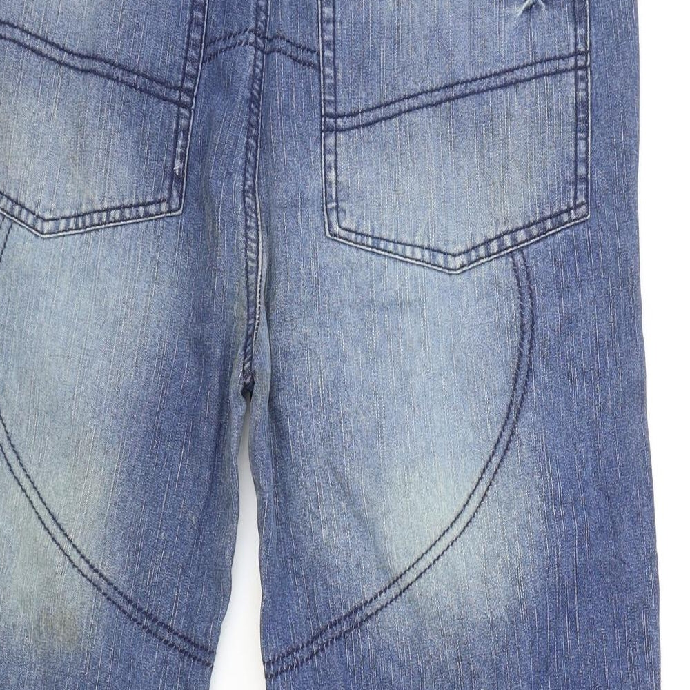 Cherokee Boys Blue Cotton Straight Jeans Size 14-15 Years Regular Zip - Cargo Pants