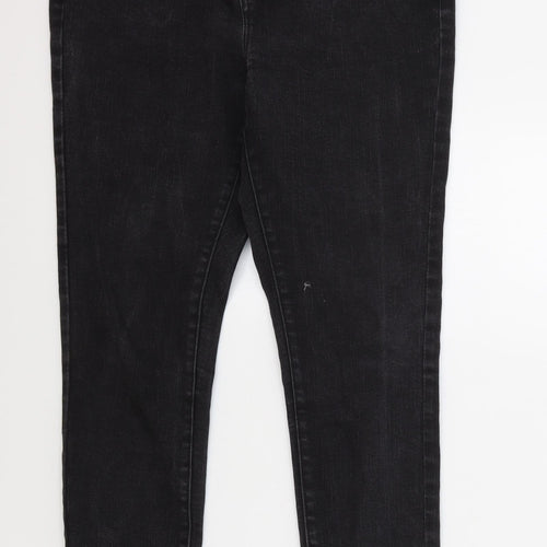 George Womens Black Cotton Skinny Jeans Size 30 in L28 in Regular Zip