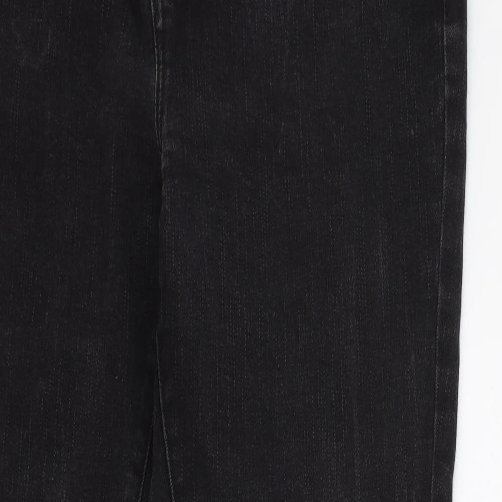 George Womens Black Cotton Skinny Jeans Size 30 in L28 in Regular Zip