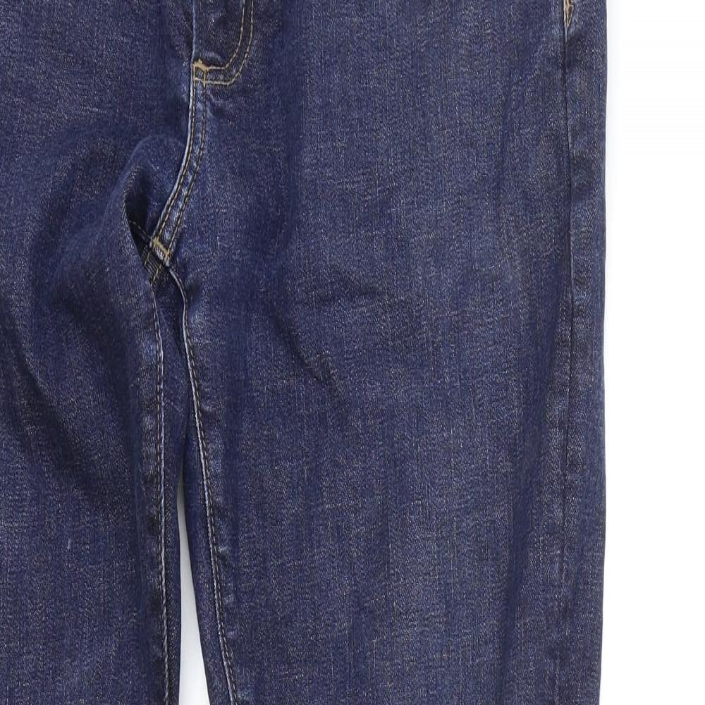 Gap Mens Blue Cotton Straight Jeans Size 32 in L32 in Regular Zip