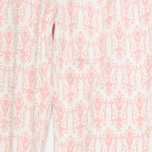 Zara Womens Pink Floral Cotton Skinny Jeans Size 38 in L29 in Regular Zip