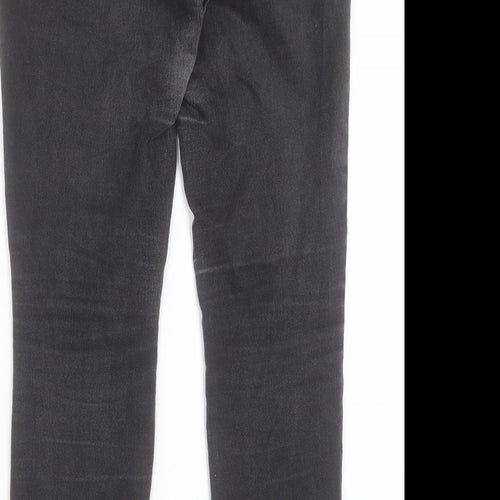 Style&co. Womens Black Cotton Skinny Jeans Size 30 in L30 in Regular Button