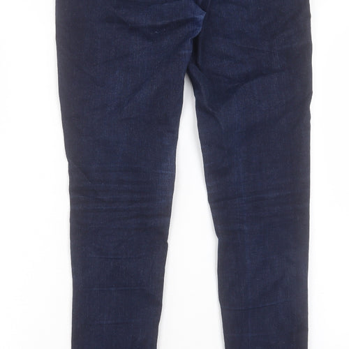 Uniqlo Womens Blue Cotton Skinny Jeans Size 27 in L32 in Regular Button