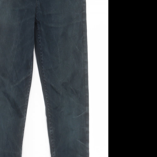 Denim & Co. Mens Blue Cotton Skinny Jeans Size 32 in L34 in Regular Button