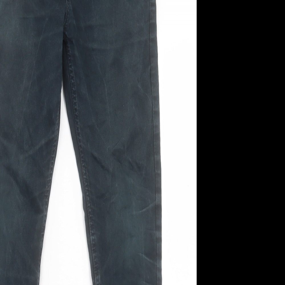 Denim & Co. Mens Blue Cotton Skinny Jeans Size 32 in L34 in Regular Button