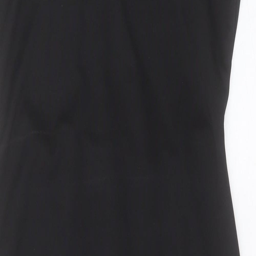 SheIn Womens Black Polyester Bodycon Size L V-Neck Pullover