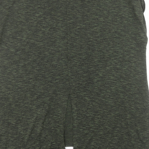 Papaya Womens Green Polyester Basic T-Shirt Size 22 Crew Neck - Hello Weekend