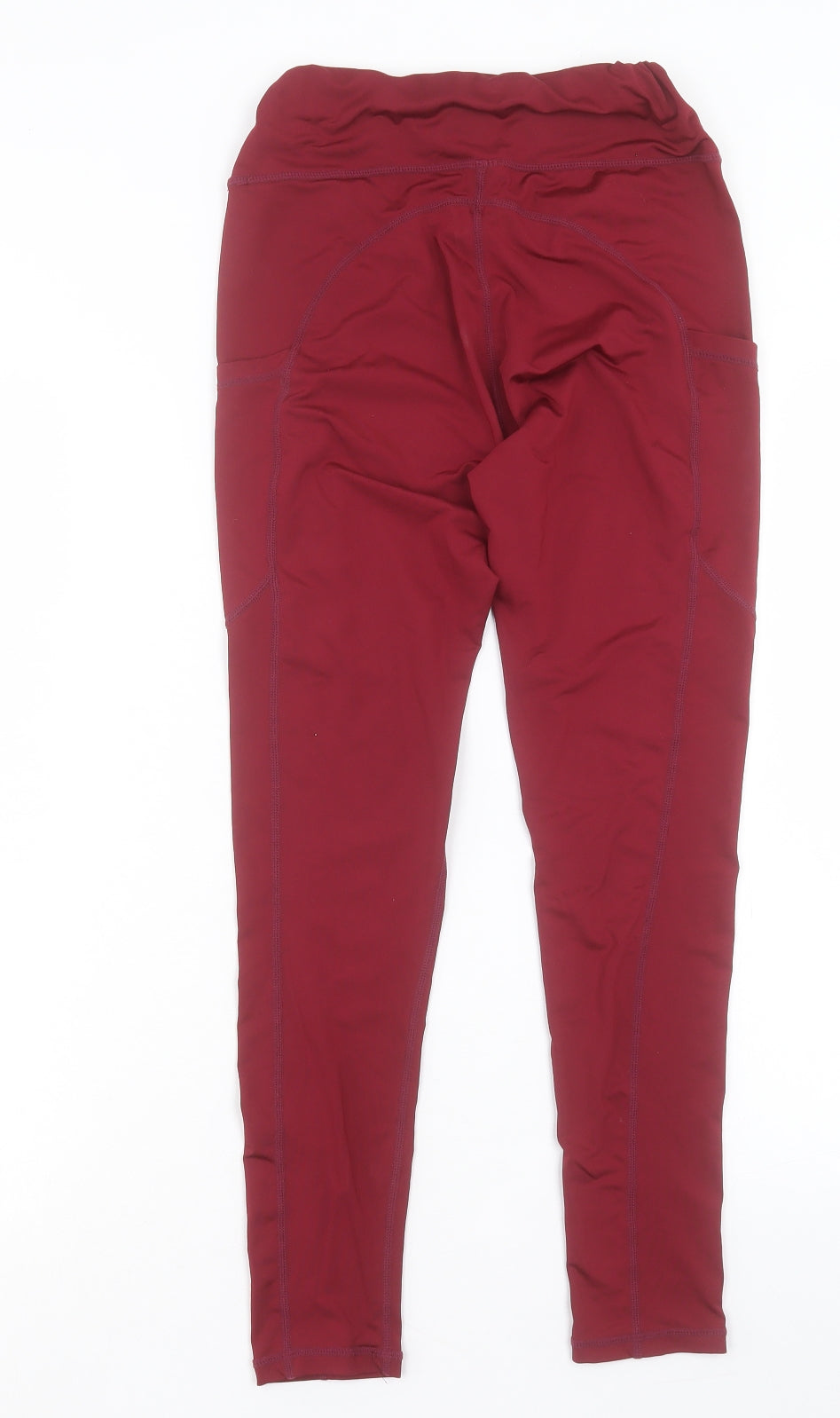 SheIn Womens Red Polyester Compression Leggings Size M L26 in Regular Pullover