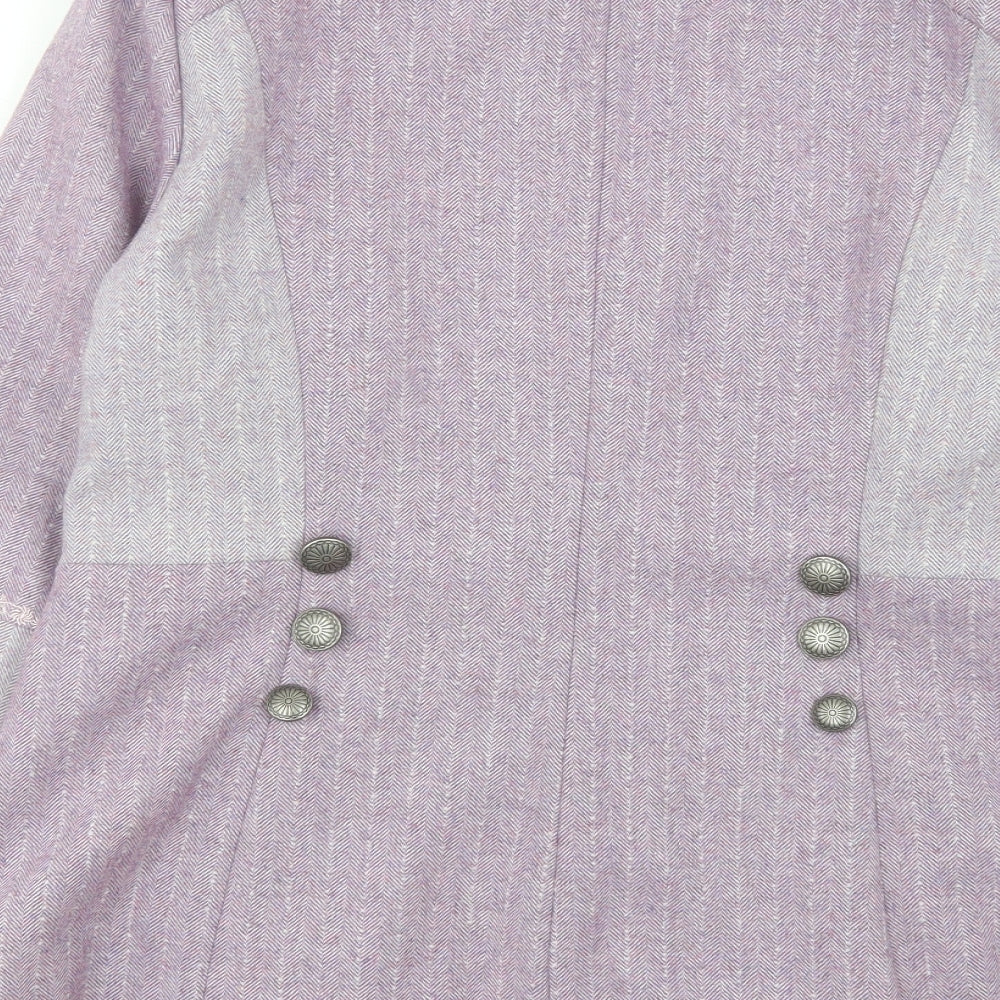 Joe Browns Womens Purple Jacket Blazer Size 14 Button