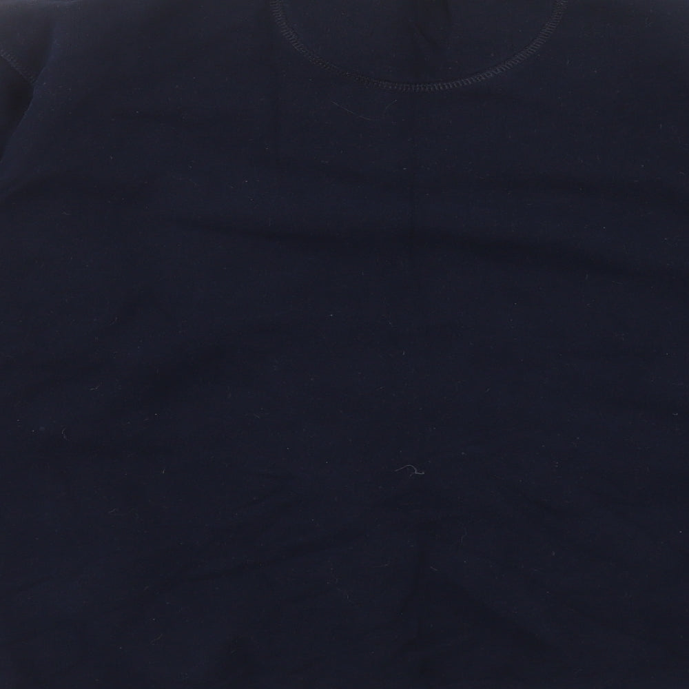 Blue Harbour Mens Blue Cotton Pullover Sweatshirt Size M