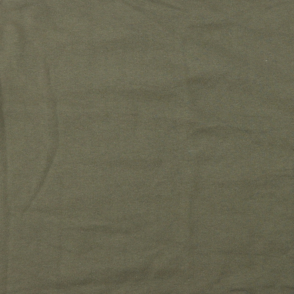 Para Mens Green Polyester Pullover Sweatshirt Size S - Size S/M