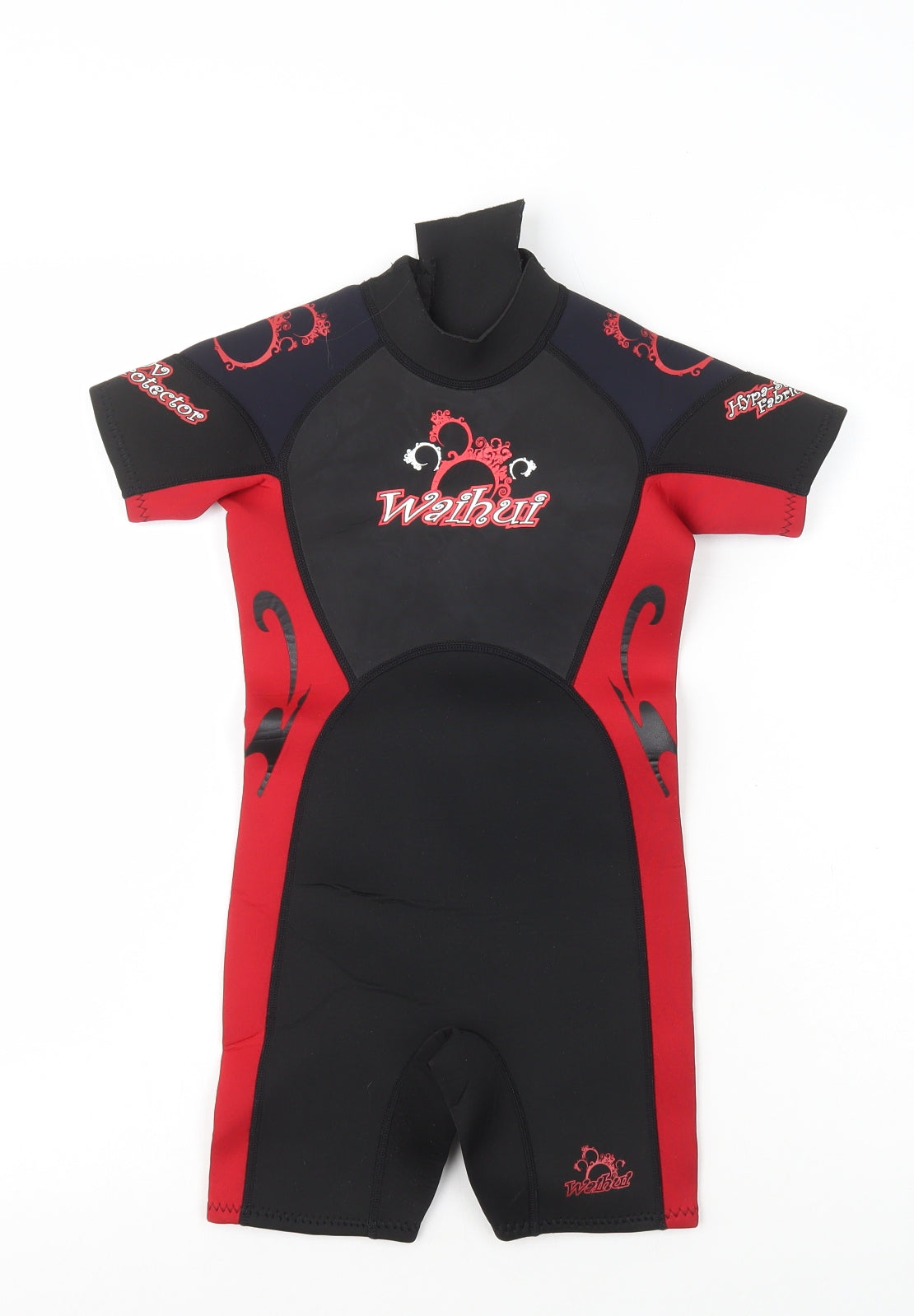 Crane Girls Red Polyester Unitard One-Piece Size 5-6 Years L6 in Zip - Wetsuit
