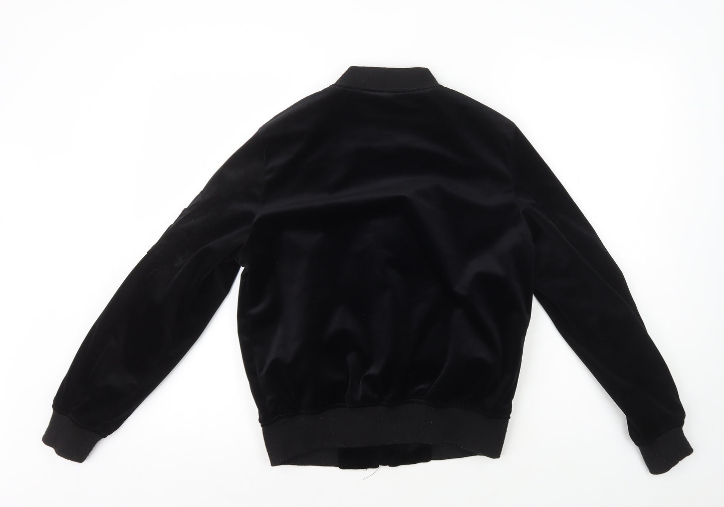 F&F Womens Black Bomber Jacket Jacket Size 6 Zip