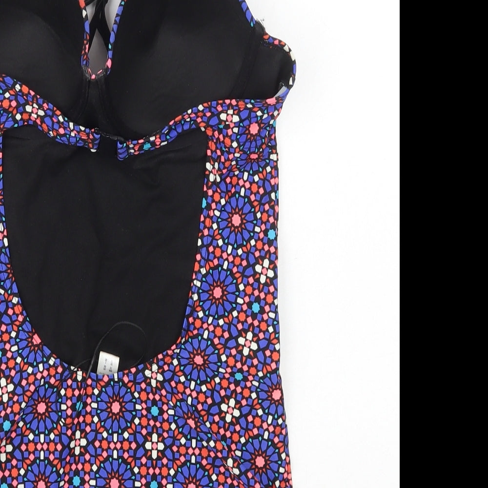 Atmosphere Womens Multicoloured Geometric Polyamide One Piece Size 16