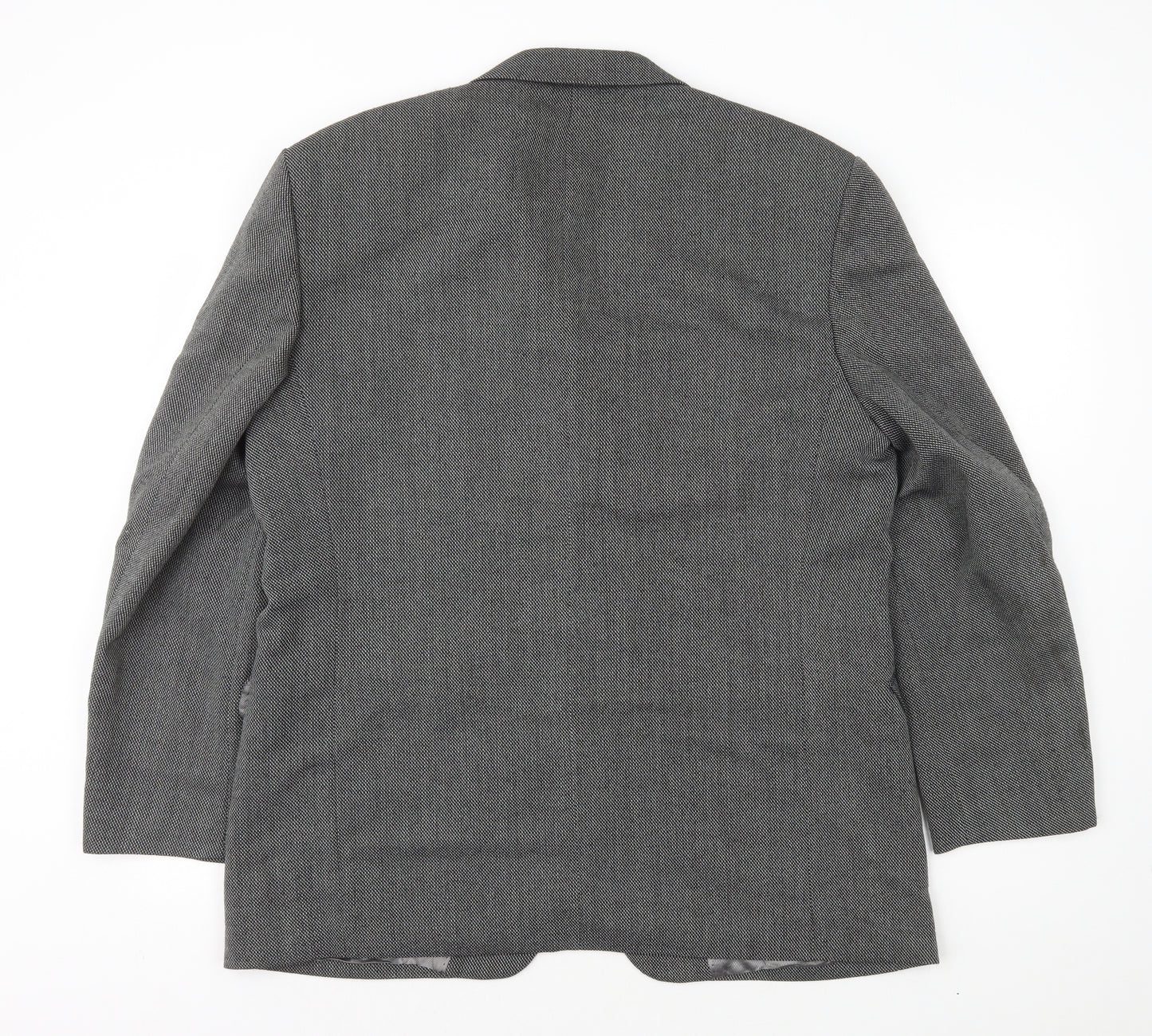 Marks and Spencer Mens Grey Wool Jacket Blazer Size L