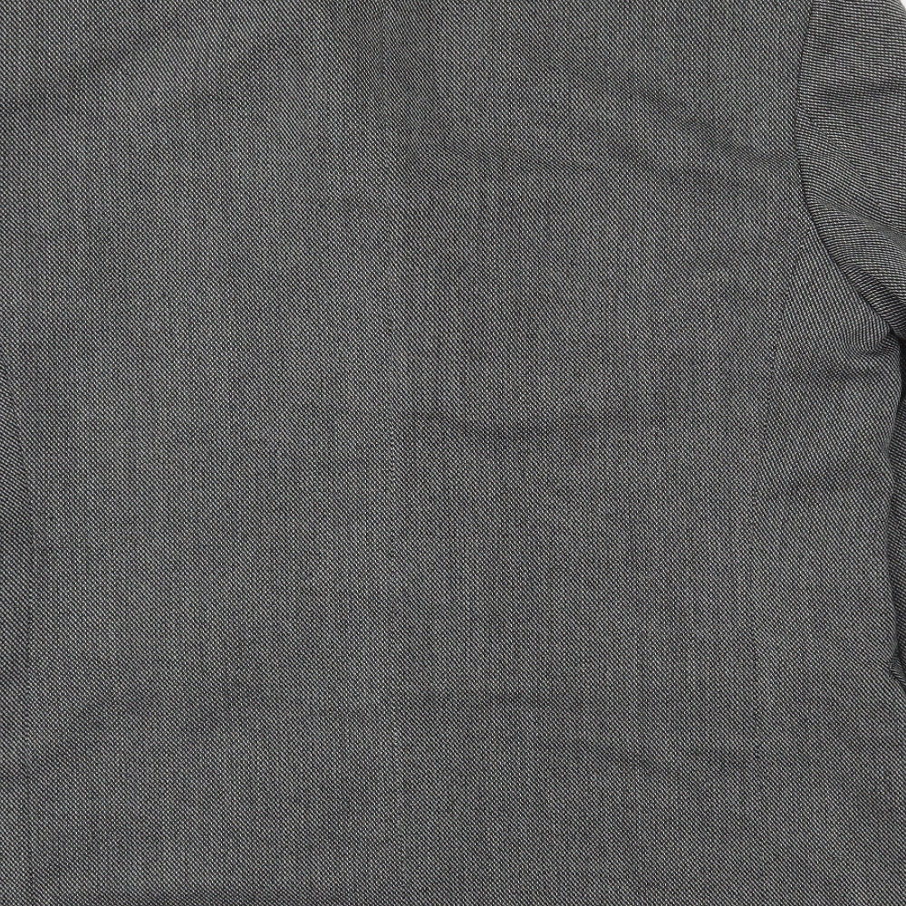 Marks and Spencer Mens Grey Wool Jacket Blazer Size L