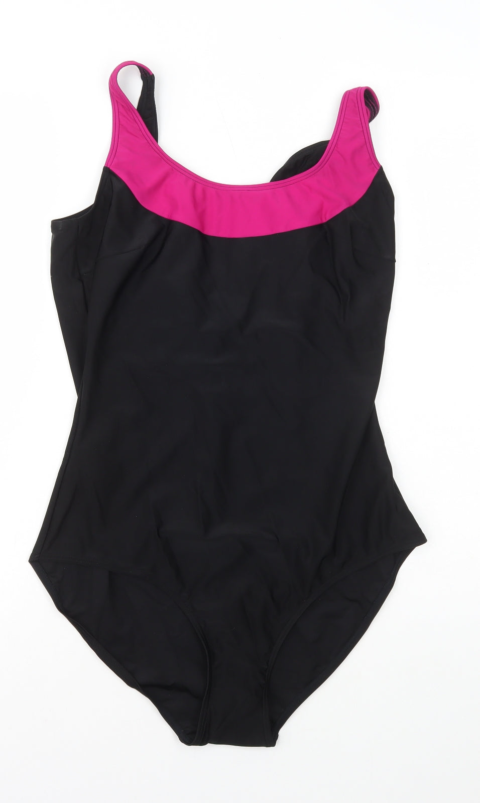 Preworn Womens Black Polyamide One Piece Size 16