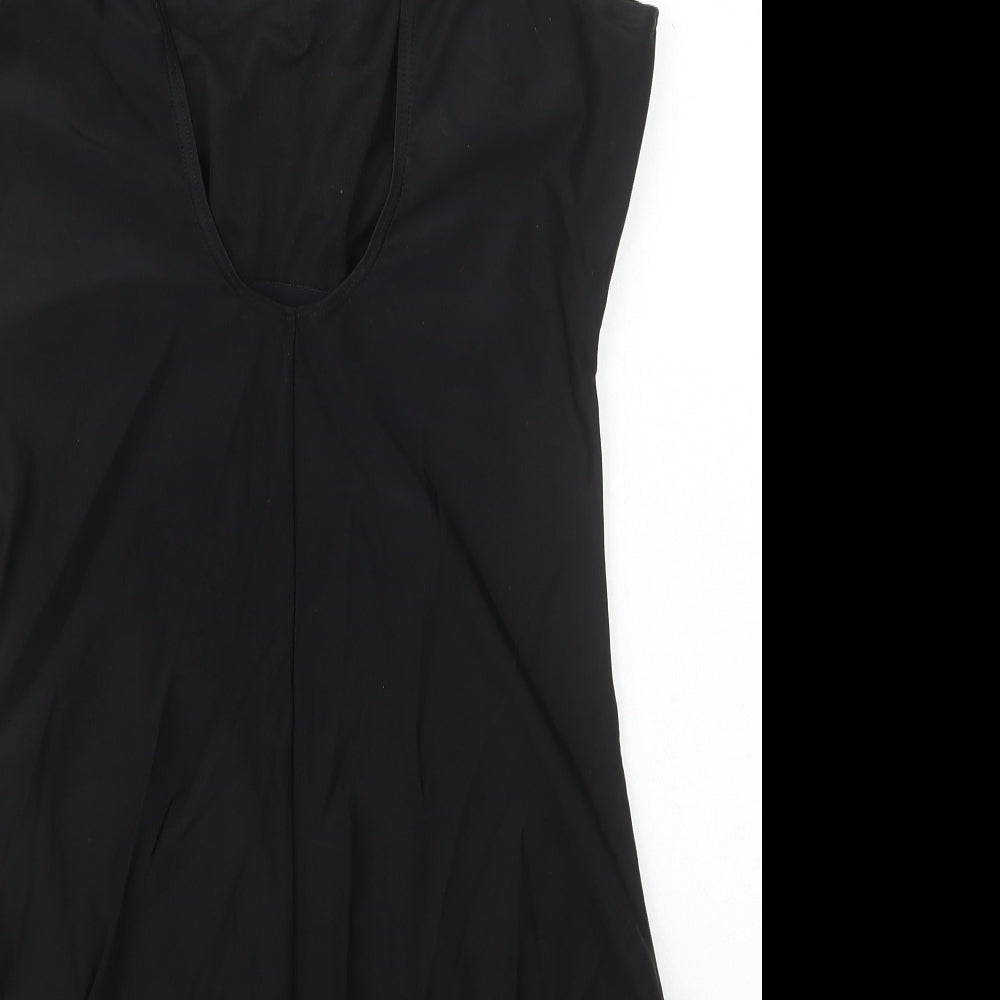 Preworn Womens Black Polyamide One Piece Size 16