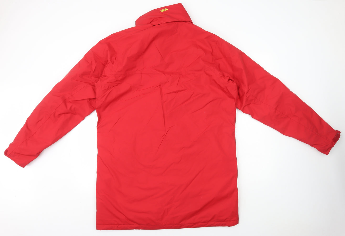 Canterbury Mens Red Windbreaker Coat Size L Zip