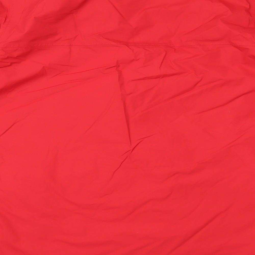 Canterbury Mens Red Windbreaker Coat Size L Zip