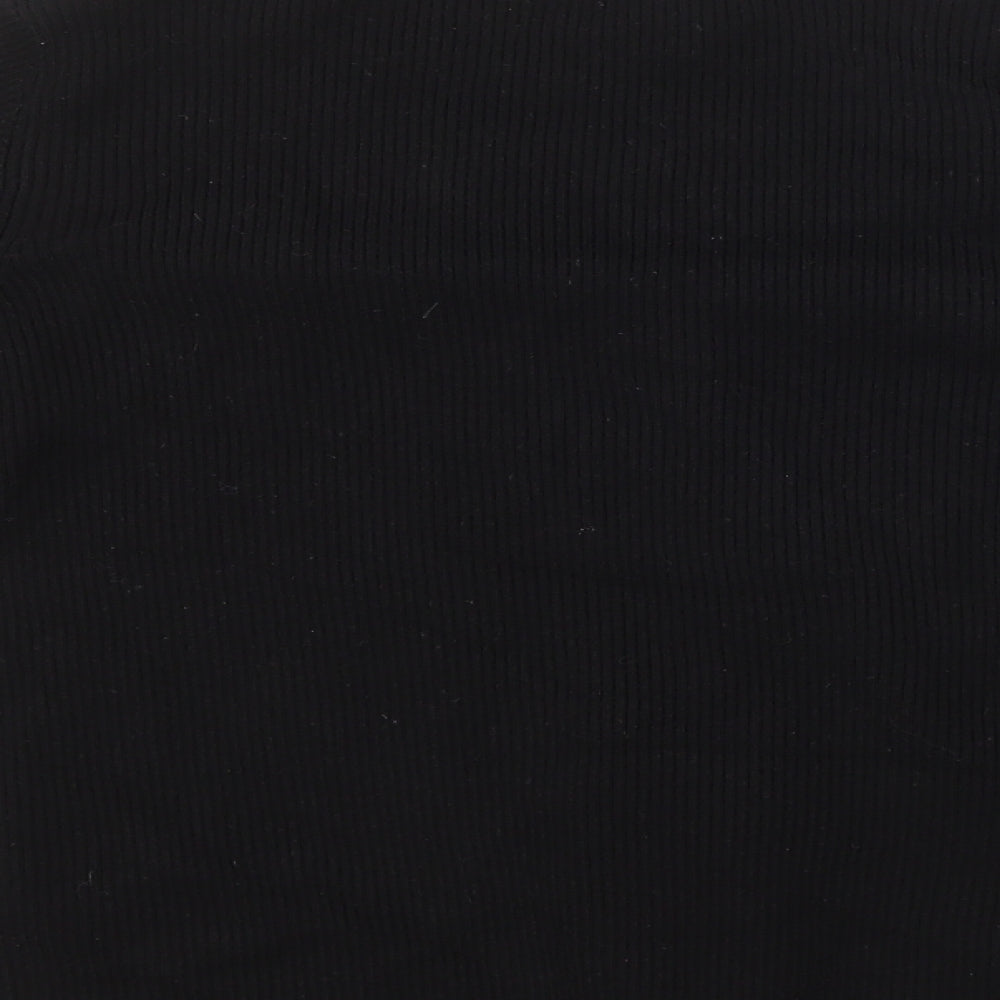 Primark Womens Black V-Neck Viscose Cardigan Jumper Size L