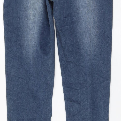 R Jonaco Jeans Womens Blue Polyester Skinny Jeans Size 10 L30 in Regular Zip