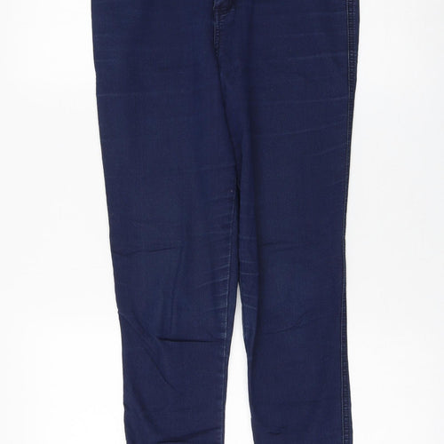 ASOS Womens Blue Cotton Jegging Jeans Size 28 in L28 in Regular Zip