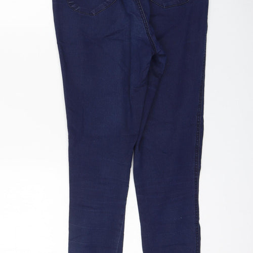 ASOS Womens Blue Cotton Jegging Jeans Size 28 in L28 in Regular Zip