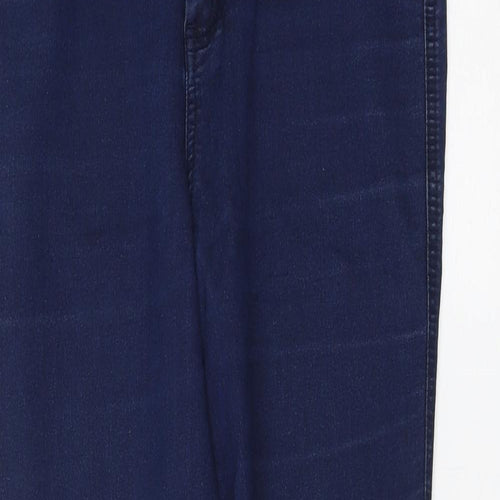ASOS Womens Blue Cotton Jegging Jeans Size 28 in L28 in Regular Zip