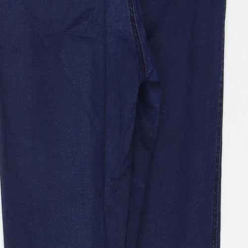 ASOS Womens Blue Cotton Jegging Jeans Size 28 in L28 in Regular Zip