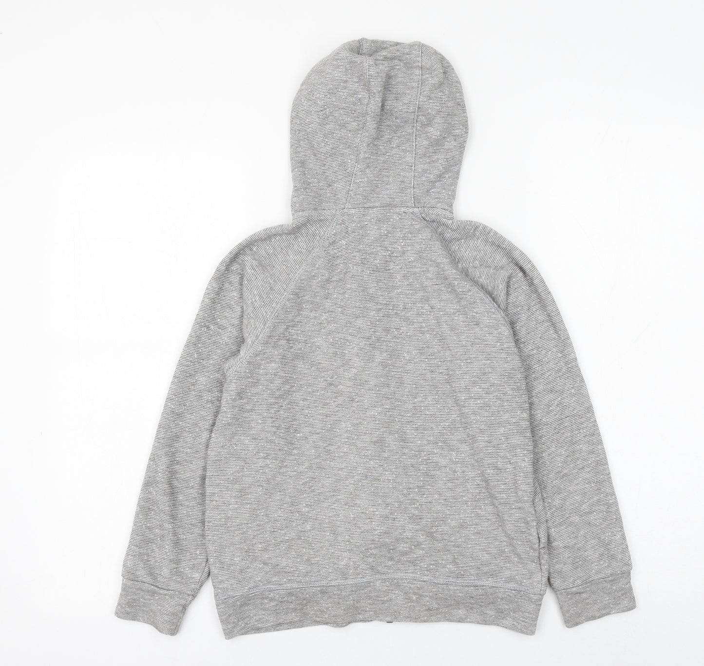 Matalan Boys Grey Cotton Full Zip Hoodie Size 10 Years Zip