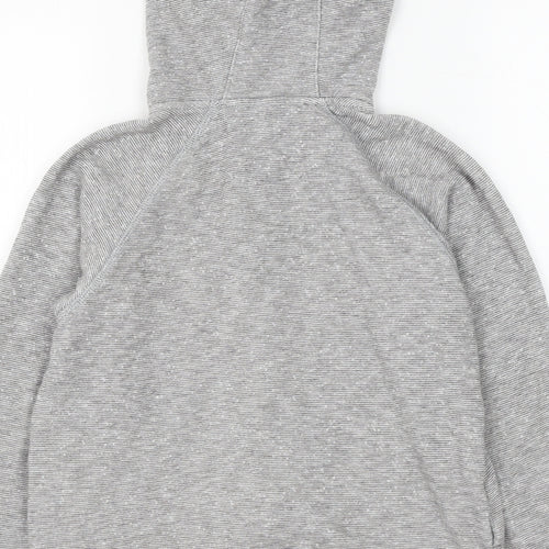 Matalan Boys Grey Cotton Full Zip Hoodie Size 10 Years Zip