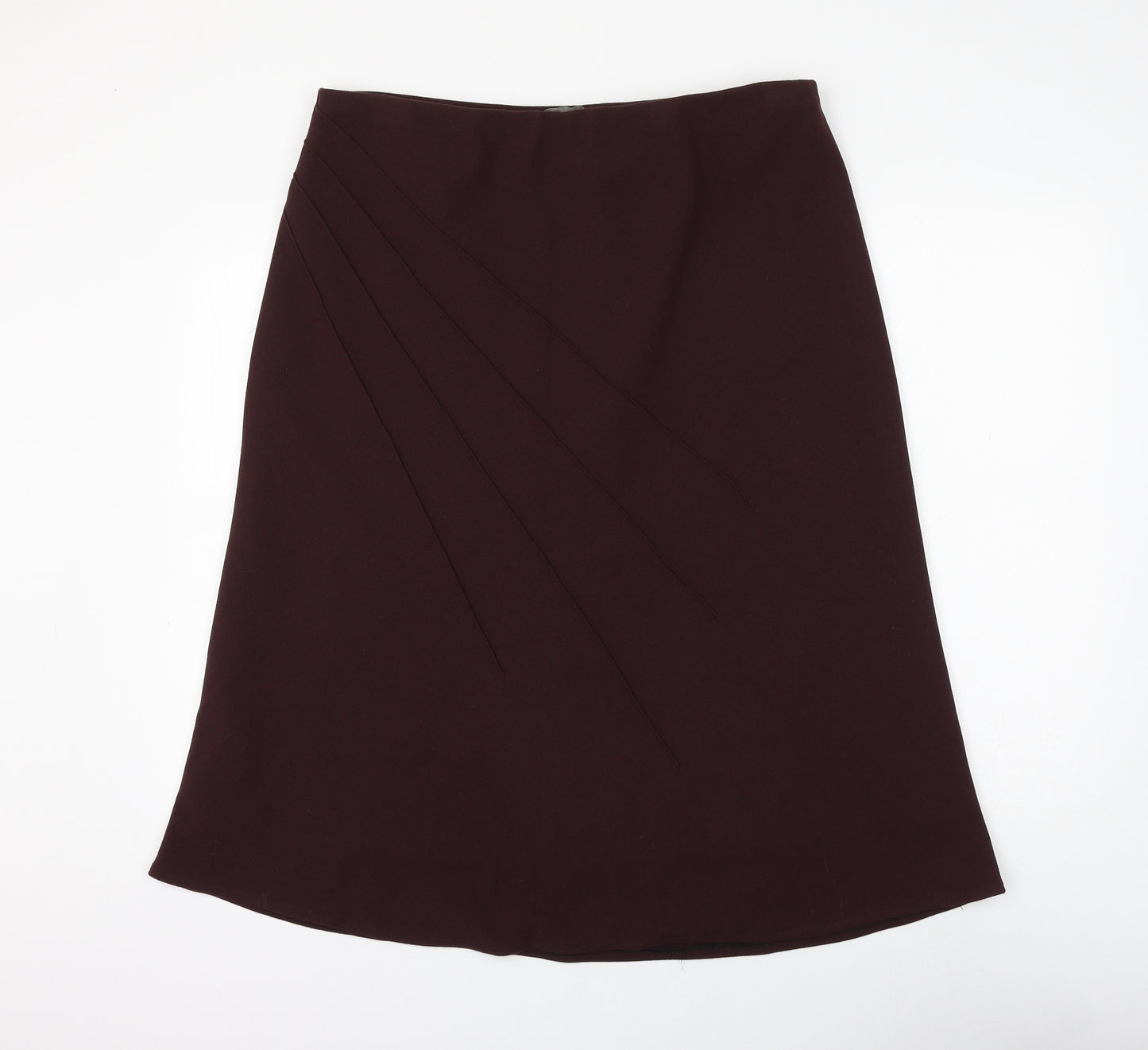 MIA Womens Red Polyester A-Line Skirt Size 36 in