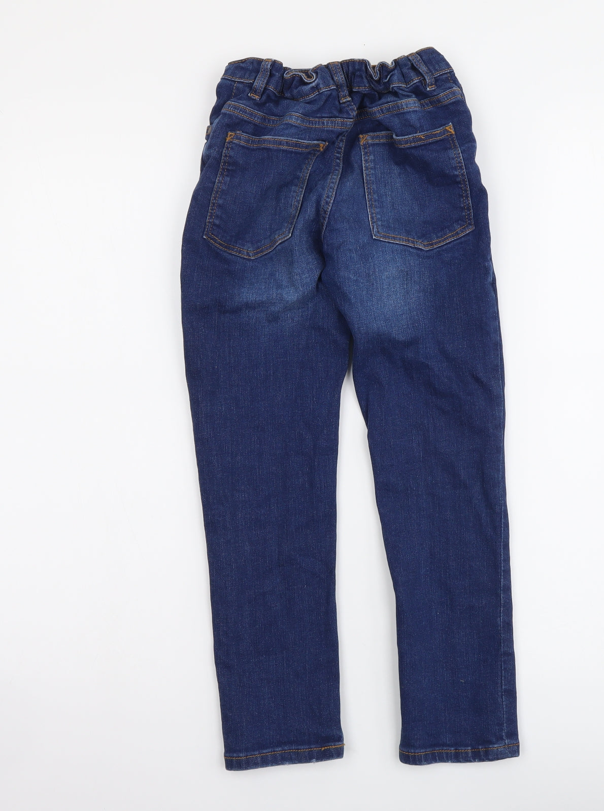 NEXT Boys Blue Cotton Straight Jeans Size 9 Years Regular Button