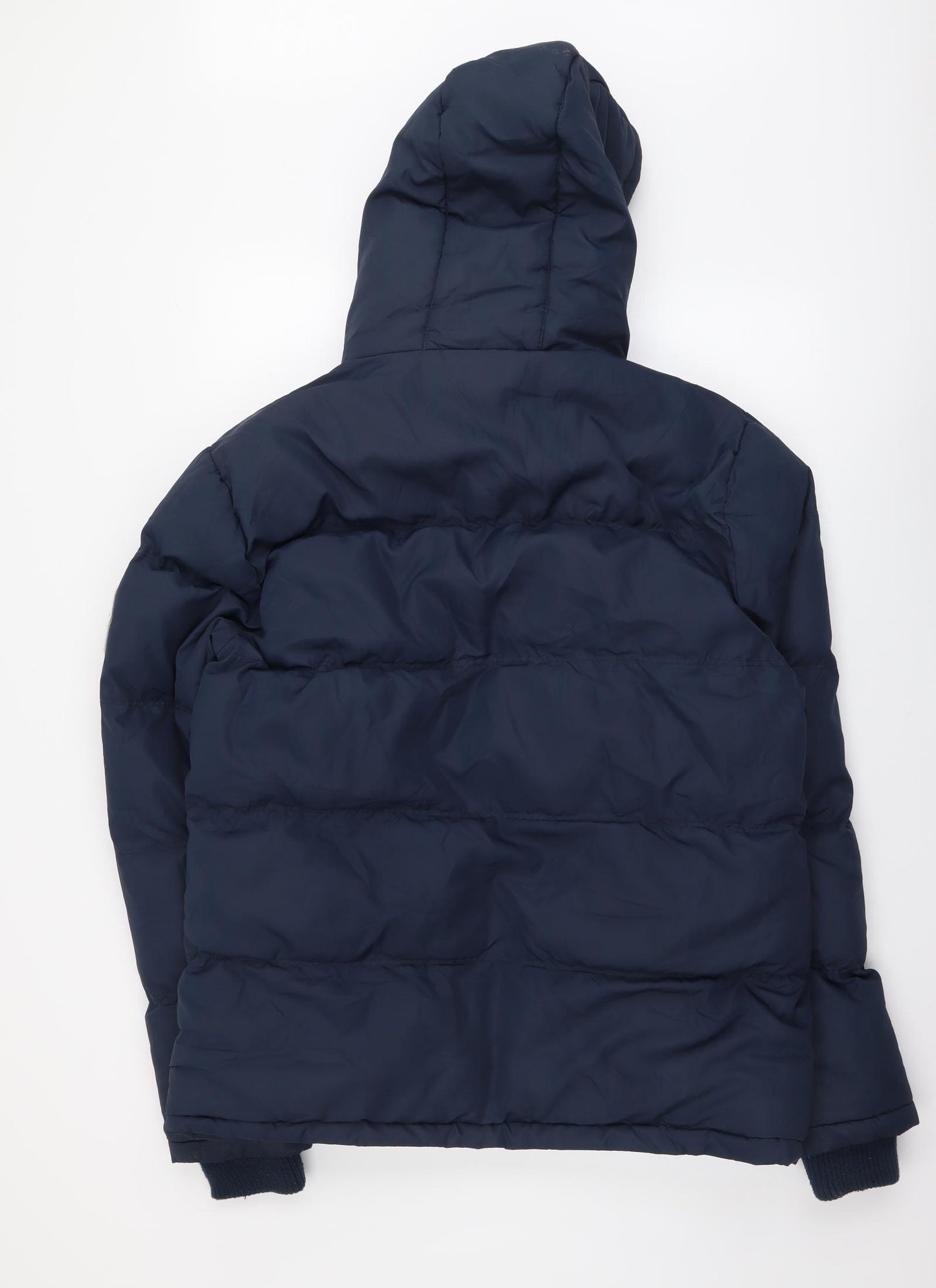 SoulCal&Co Mens Blue Puffer Jacket Jacket Size M Zip